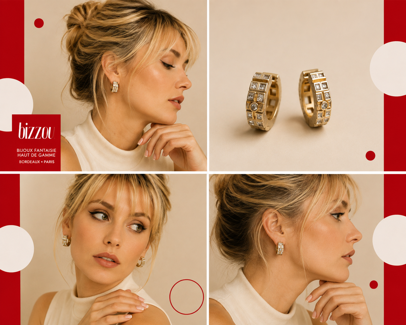 BOUCLES D'OREILLES IDA OR