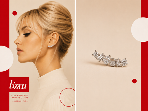 BOUBLES D'OREILLES JASMINE SILVER