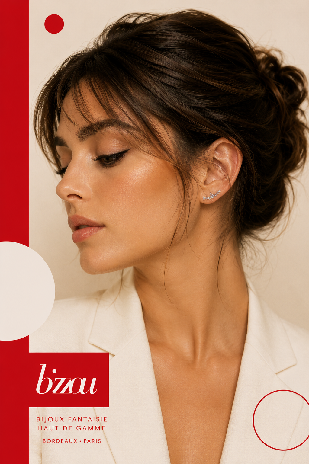 BOUBLES D'OREILLES JASMINE SILVER